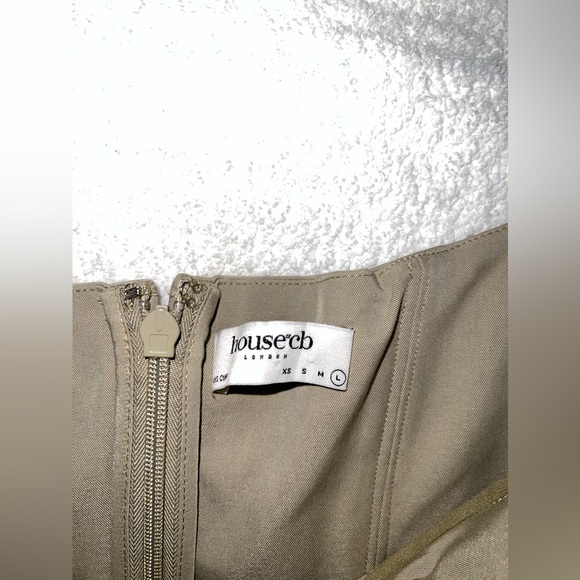 House of CB Samaria Dress Taupe - Picture 6 of 10